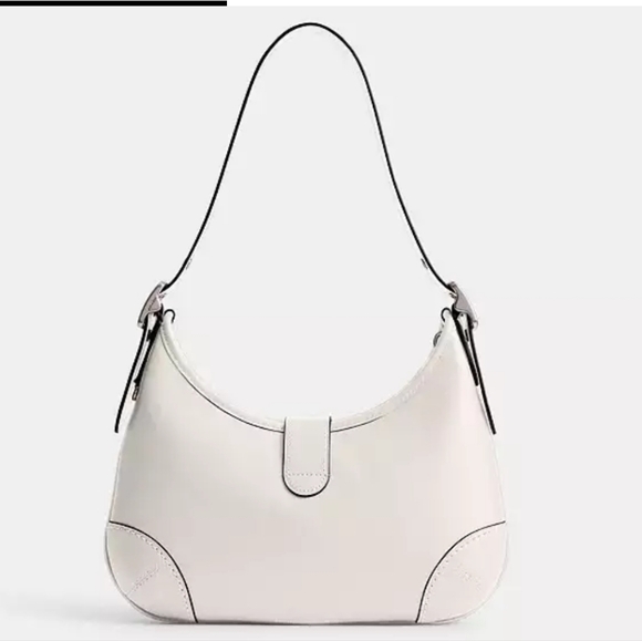 New! Limited Edition Coach Hampton Hobo Bag in Silver/Chalk ๐ค - Picture 6 of 10
